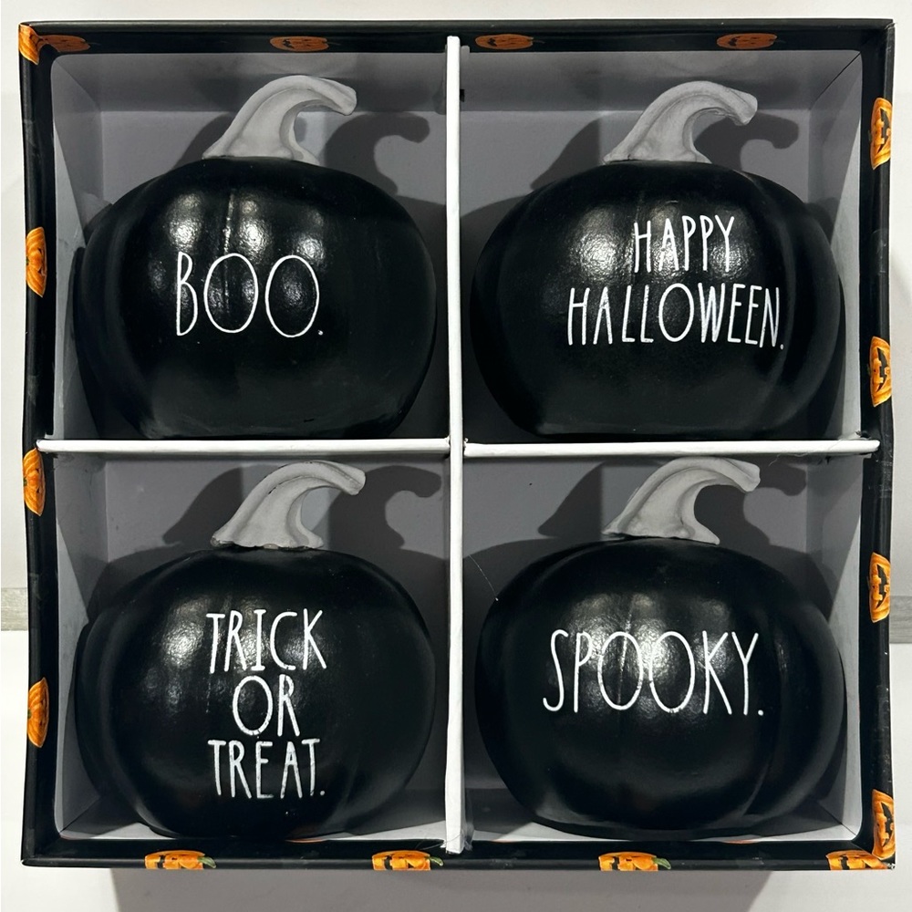 Rae Dunn Halloween Pumpkin Decor